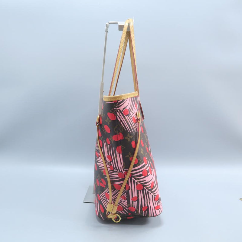 Louis Vuitton Neverfull W Mm Jungle Dots W/P Brown Monogram Canvas Shoulder Bag – LuxeDH