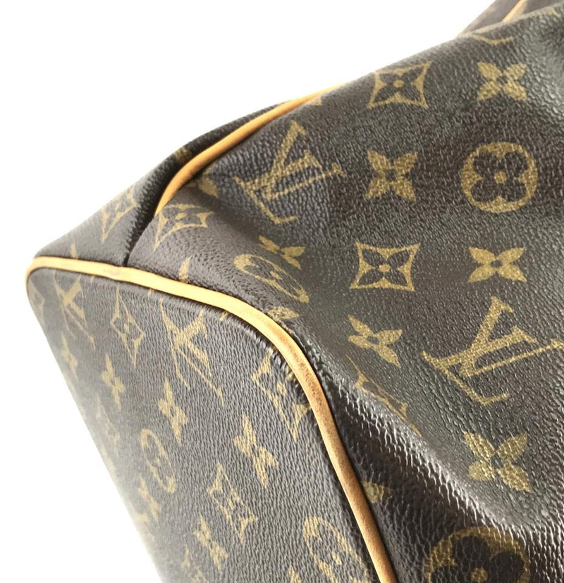 Louis Vuitton Palermo with Strap Large Gm Tote Zip Top Work Everyday Brown Monogram Canvas ...