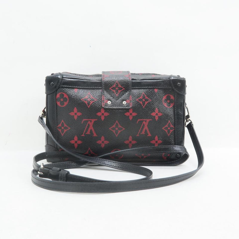 Louis Vuitton Petite Malle 2015 Soft Mm Black Monogram Canvas Cross Body Bag – LuxeDH