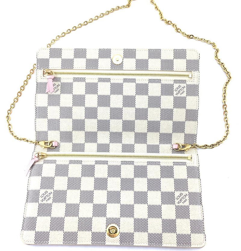 Louis Vuitton Pochette Weekend 4 Way Shoulder Damier Azur with Multicolor Summer Trunks Limited ...