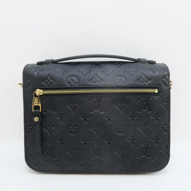 Louis Vuitton Pochette Metis Empreinte Black Calfskin Satchel – LuxeDH