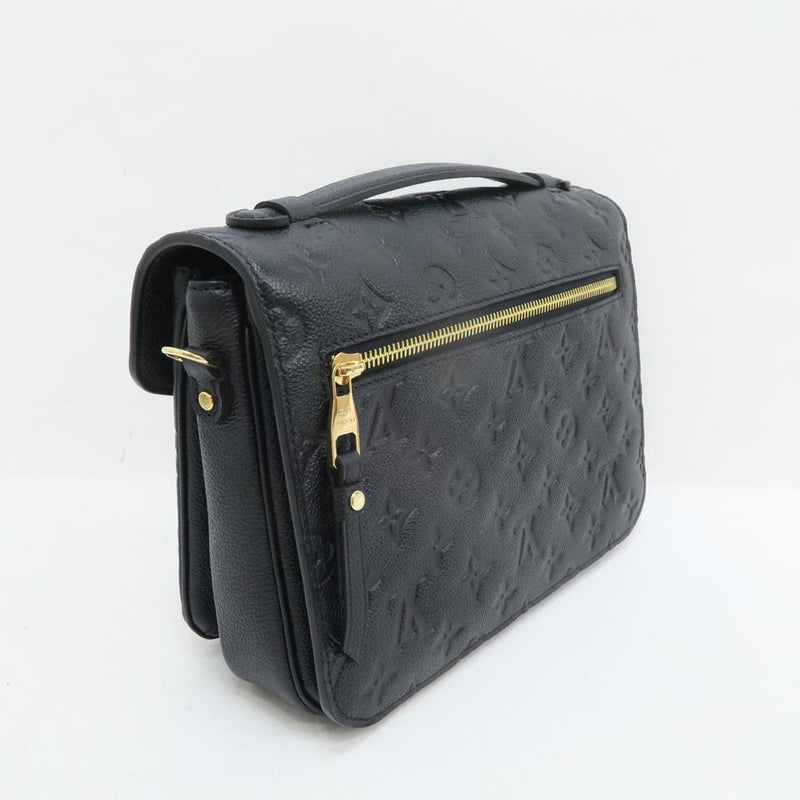 Louis Vuitton Pochette Metis Empreinte Black Calfskin Satchel – LuxeDH