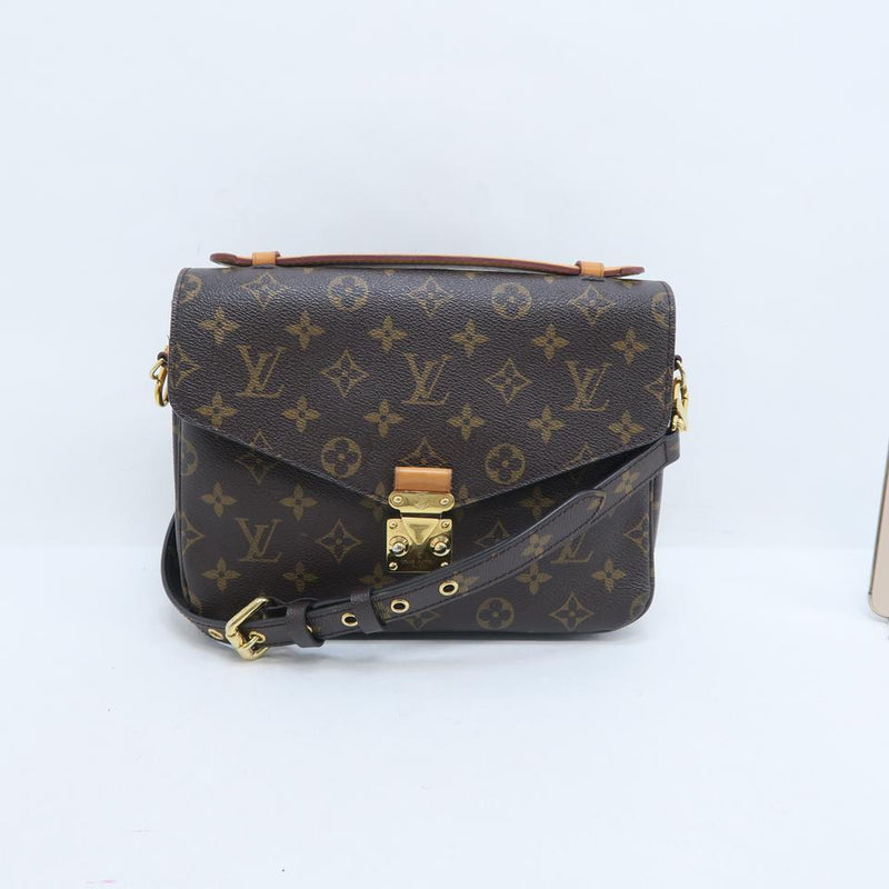 Louis Vuitton Pochette Metis Monogram Brown Canvas Satchel – LuxeDH