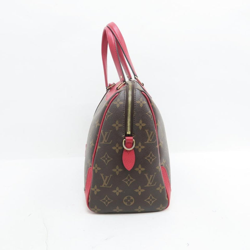 Louis Vuitton Retiro Brown Monogram Nior Black Satchel Duffle Crossbody  Canvas