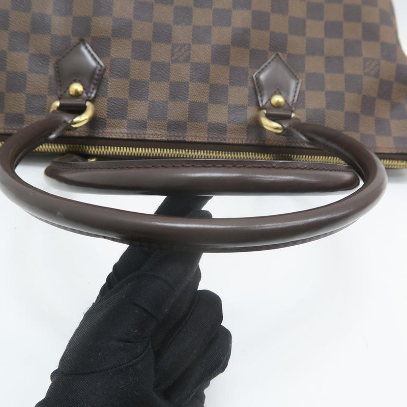 LOUIS VUITTON Damier Ebene Saleya MM Shoulder Handbag