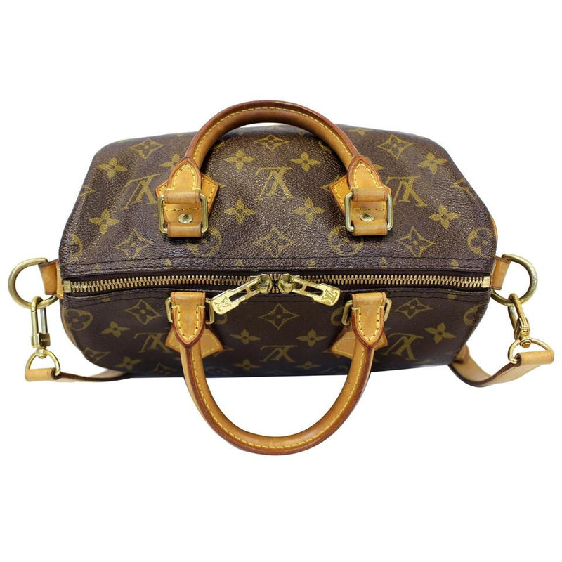 Louis Vuitton Speedy 25 Bandouliere Brown Monogram Canvas Shoulder Bag – LuxeDH