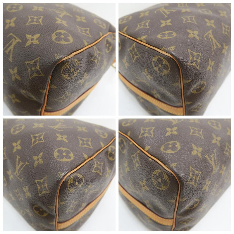 Louis Vuitton Speedy 35 Bandouliere Satchel Monogram Cros Brown Canvas Shoulder Bag – LuxeDH