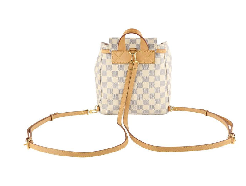 Louis Vuitton - 2019 Damier Azur Sperone BB Backpack - Top Handle at  1stDibs