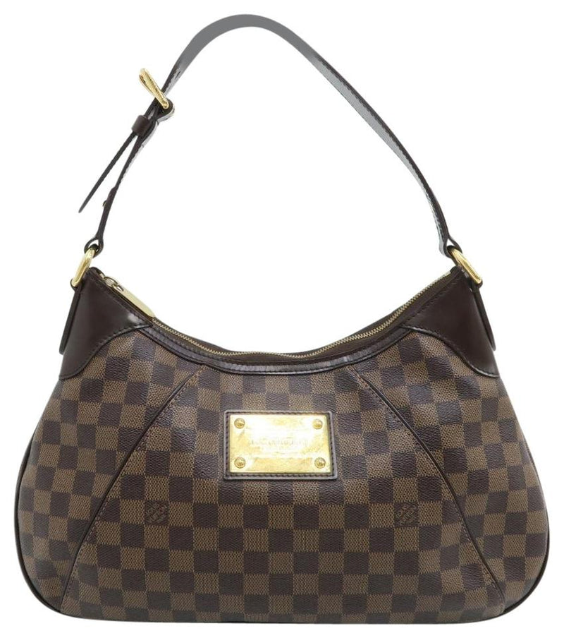 Louis Vuitton Thames Gm Brown Damier Ébène Canvas Hobo Bag – LuxeDH