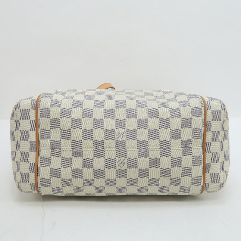 Louis Vuitton Totally Damier Azur Mm White Canvas Shoulder Bag – LuxeDH