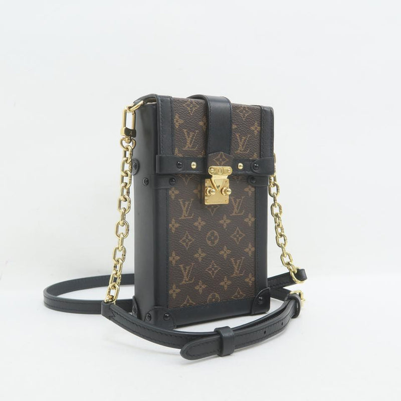 Louis Vuitton Vertical Trunk Brown Monogram Canvas Cross Body Bag – LuxeDH