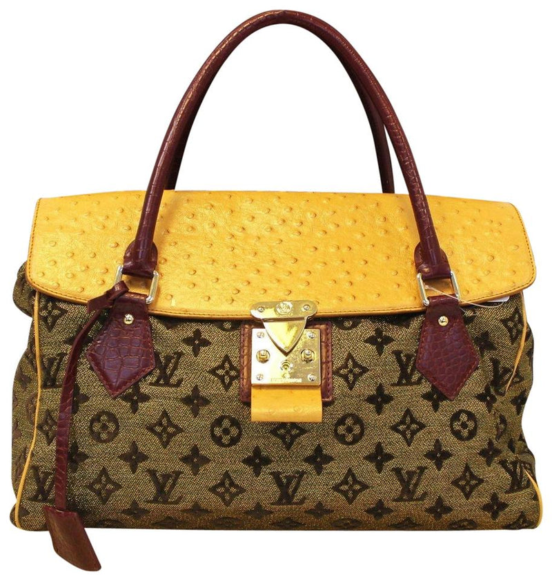 louis vuitton ostrich purse