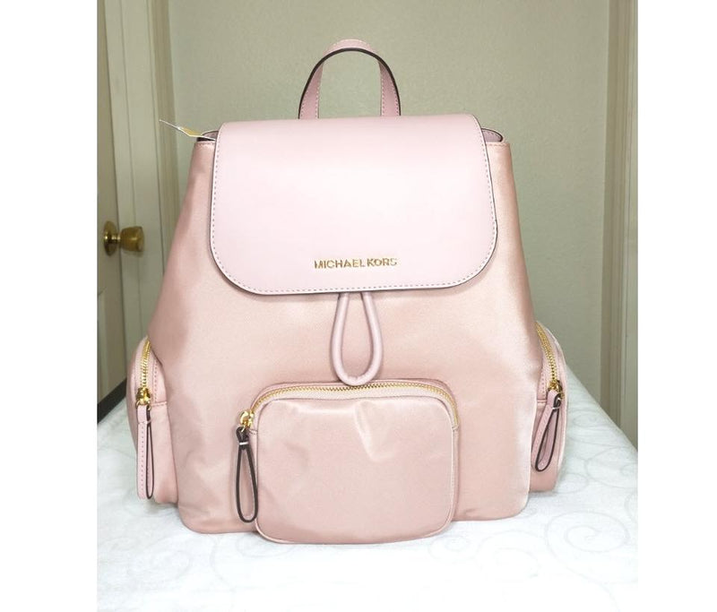 pink backpack michael kors