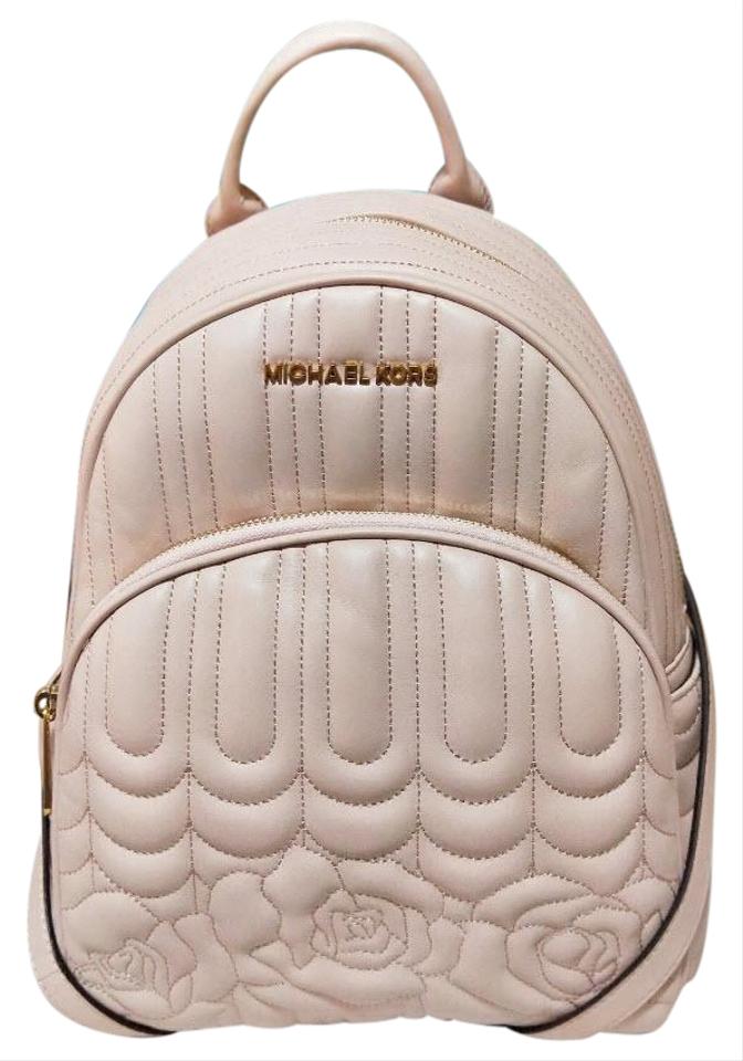 michael kors abbey floral backpack