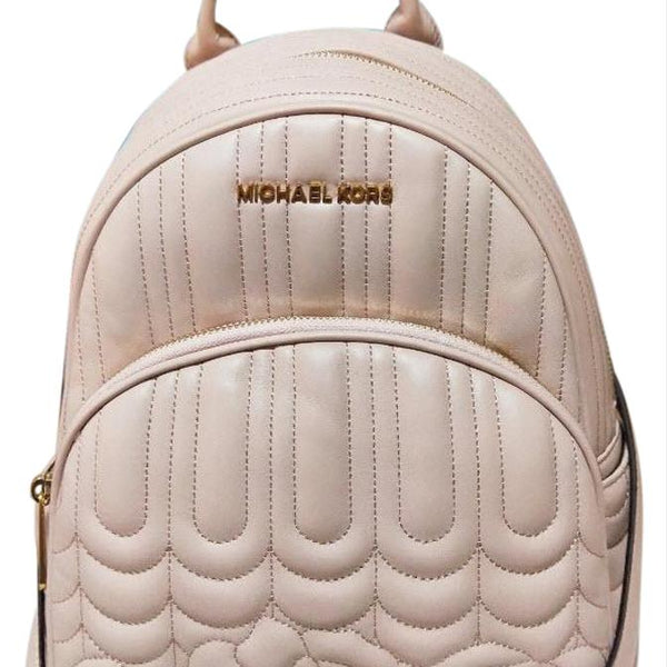 michael kors pink backpack with flowers