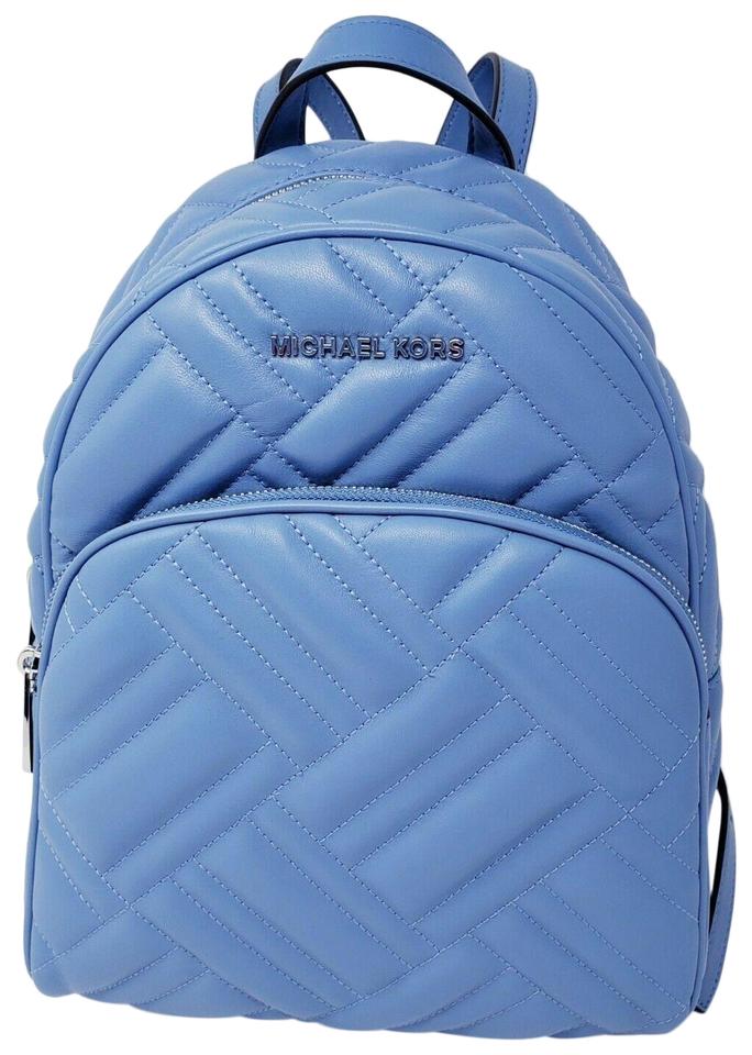 blue michael kors backpack