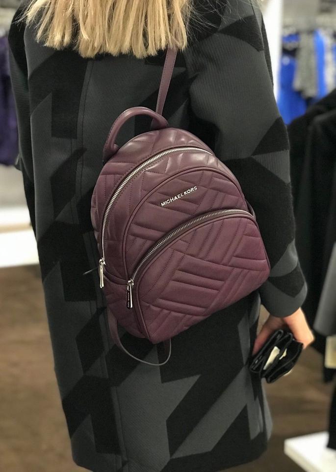 quilted michael kors backpack