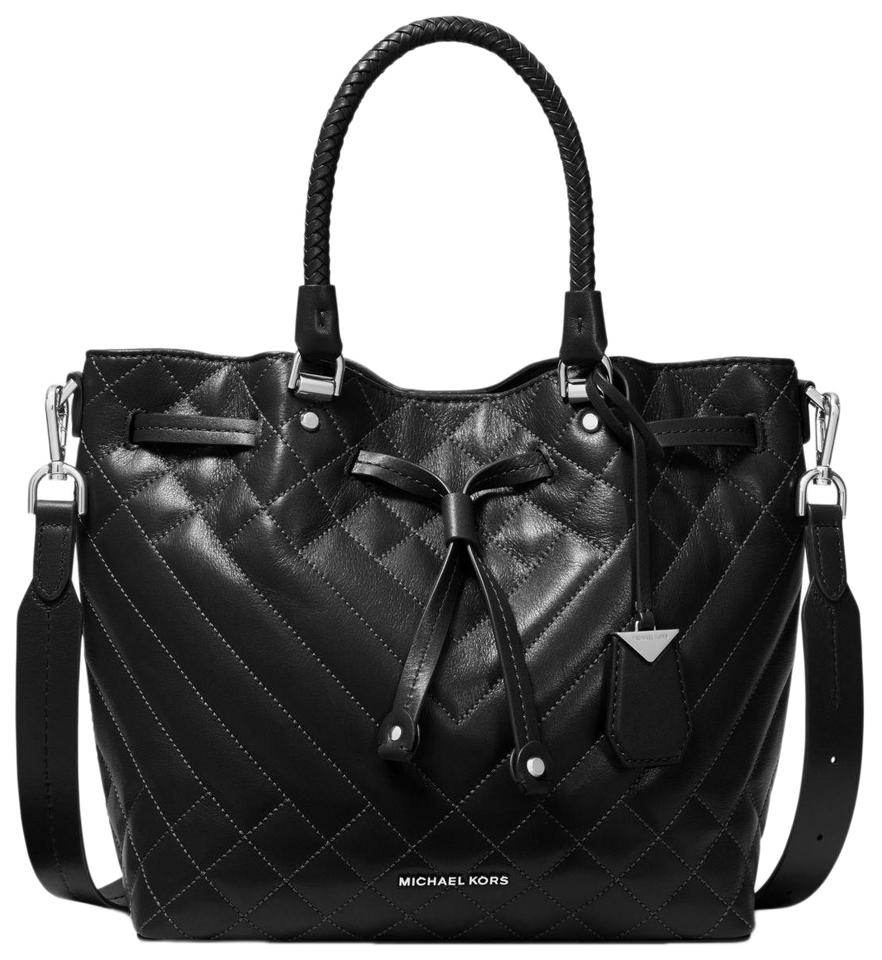 blakely medium leather bucket bag