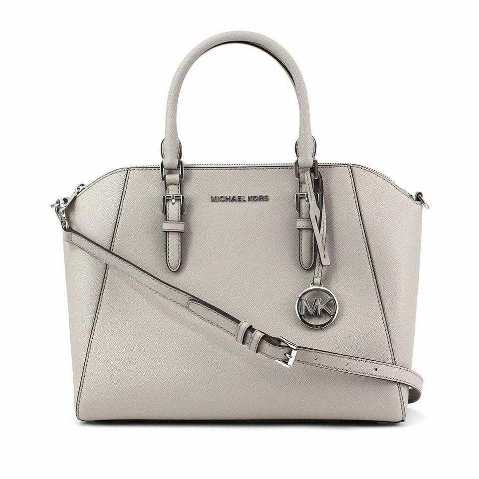 michael kors ciara saffiano leather satchel