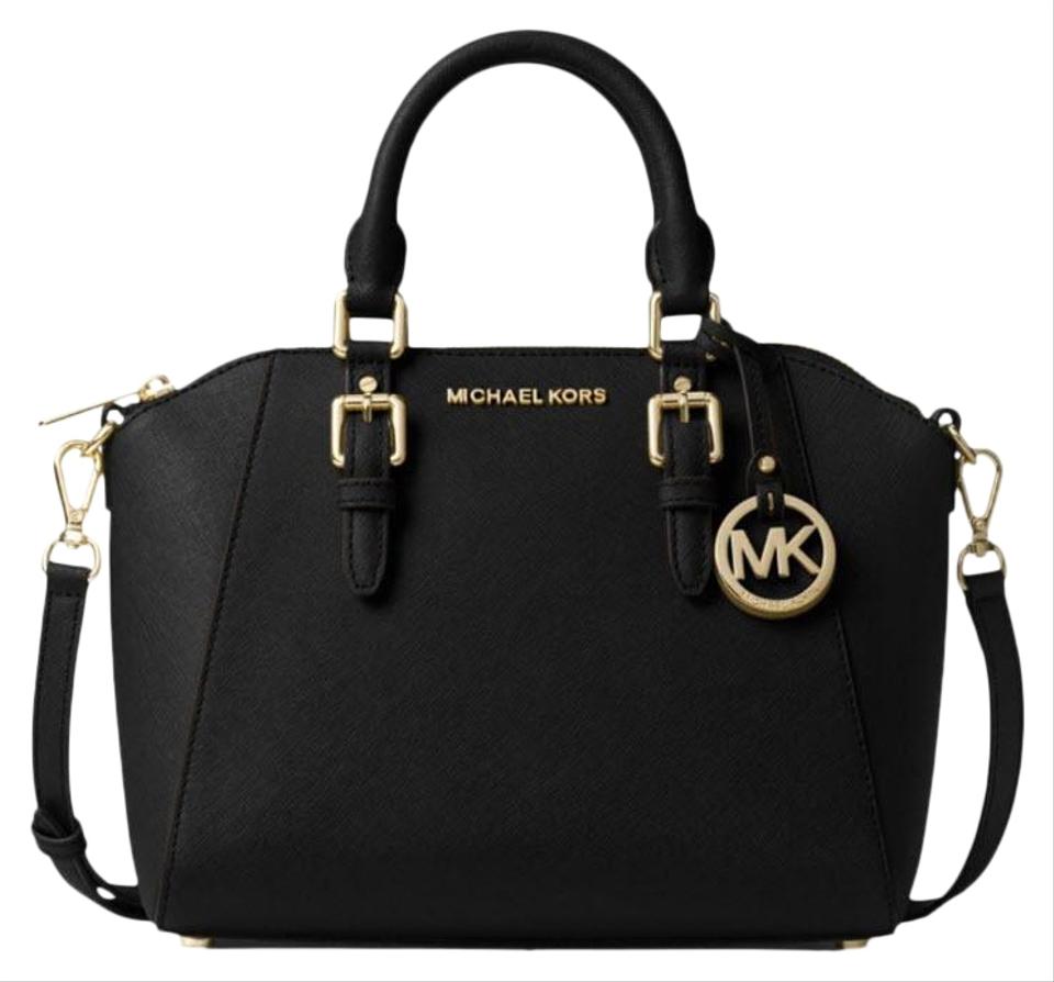 michael kors ciara medium black