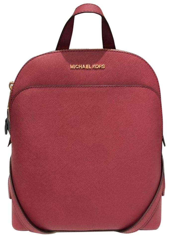 michael kors red backpack