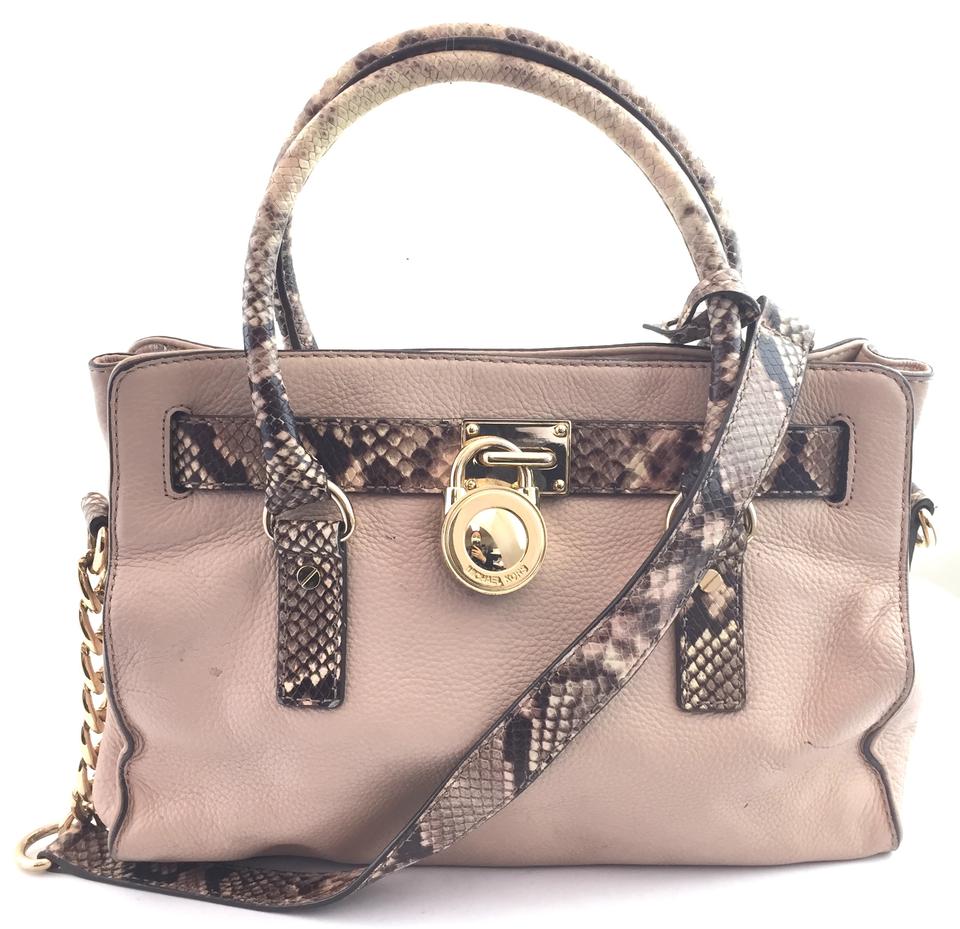 michael kors python bag gold