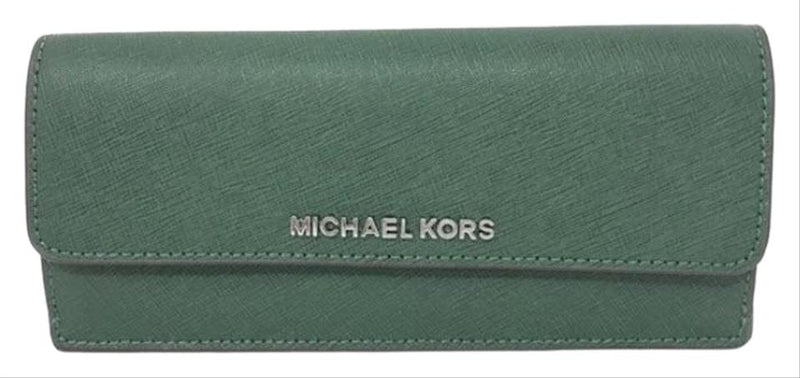 green michael kors wallet