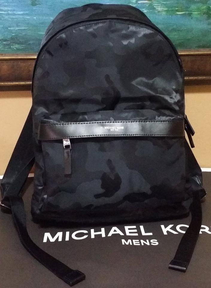 michael kors kent backpack black