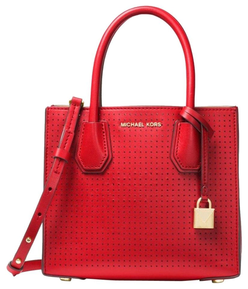 Michael Kors Mercer Medium Red Gold 