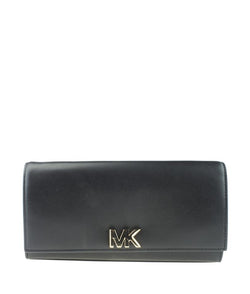 michael kors black leather clutch