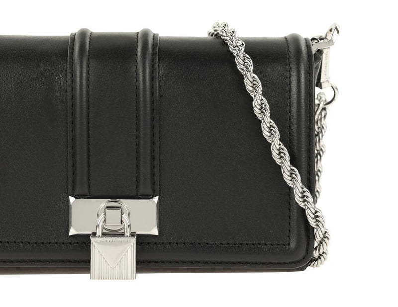 michael michael kors padlock chain crossbody