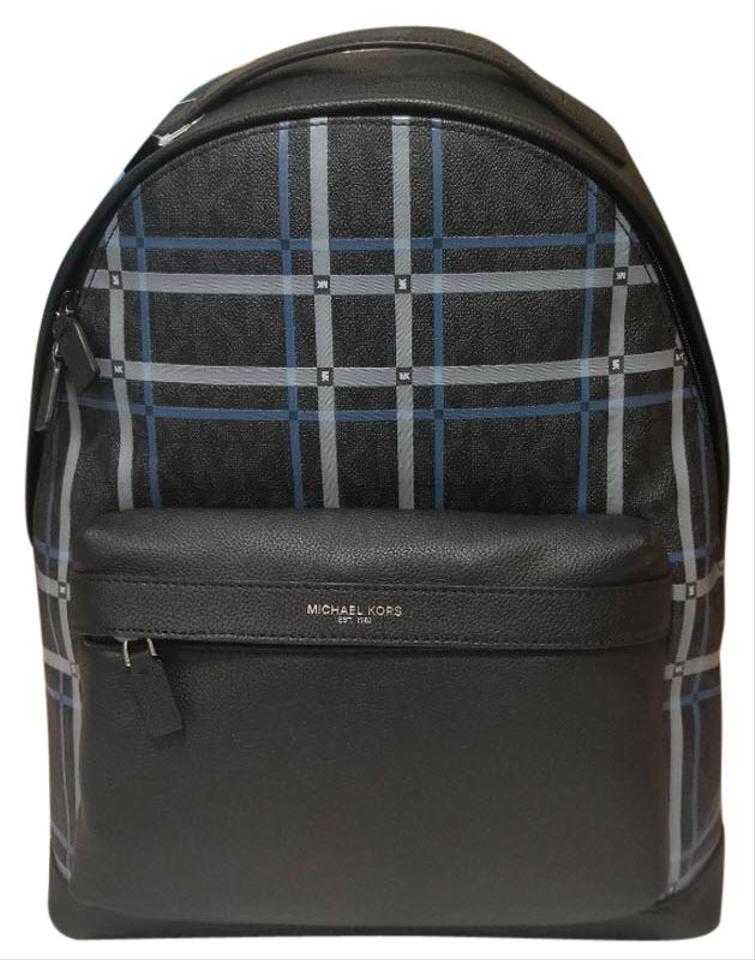 michael kors black logo backpack