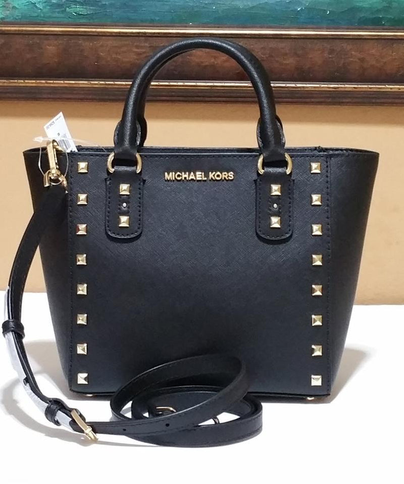 michael kors sandrine stud satchel