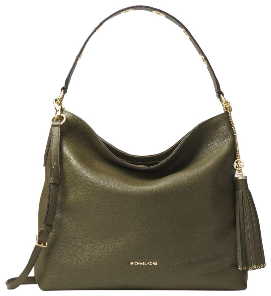 mk olive green purse