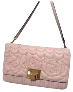 sloan quilted floral chain shoulder bag