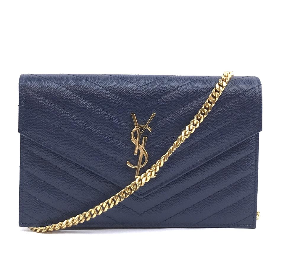 ysl navy blue bag