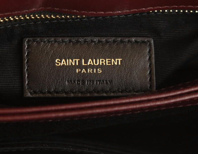 Saint Laurent Monogram Loulou Monogram Ysl Mini V-flap Red Calfskin Leather Cross Body Bag – LuxeDH