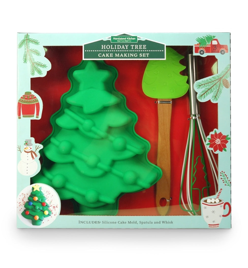 Christmas Tree Cake Making Set Chic Chateau Llc