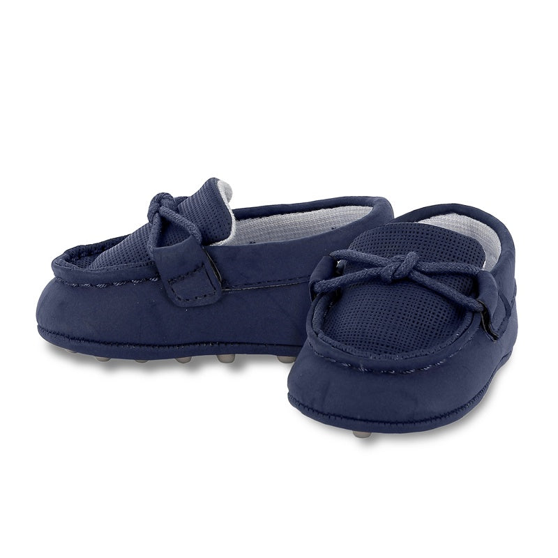 navy blue pram shoes