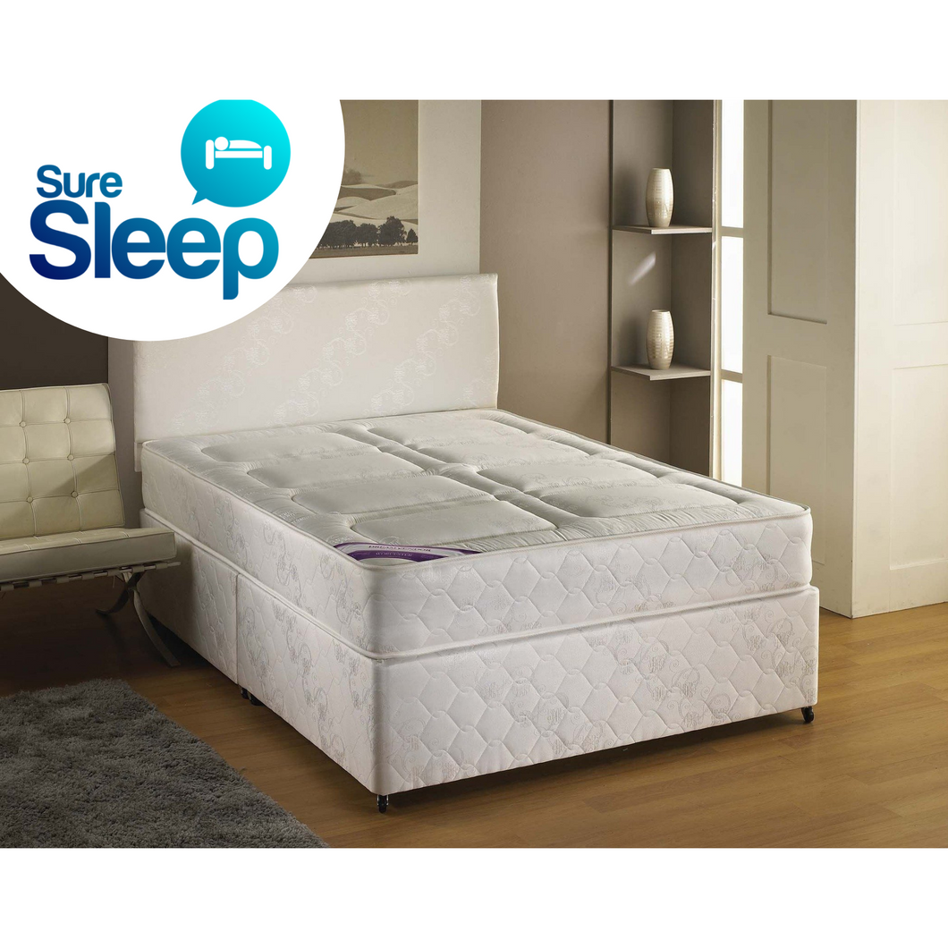 double divan bed with mattress no headboard