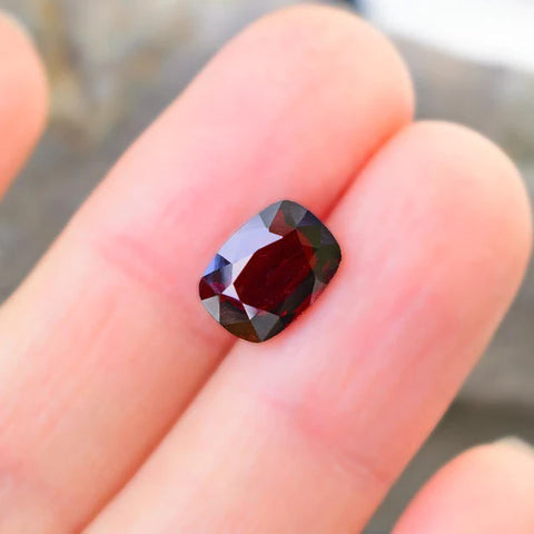 Cushion Red Natural Spinel Gemstone