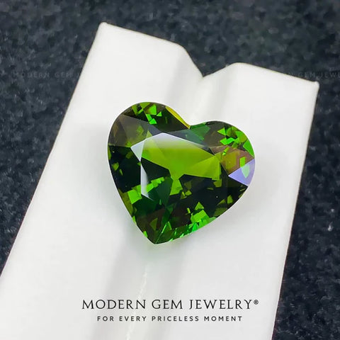 Heart Emerald Tourmaline Gemstone