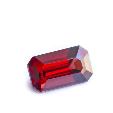 Red Octagonal Natural Spinel