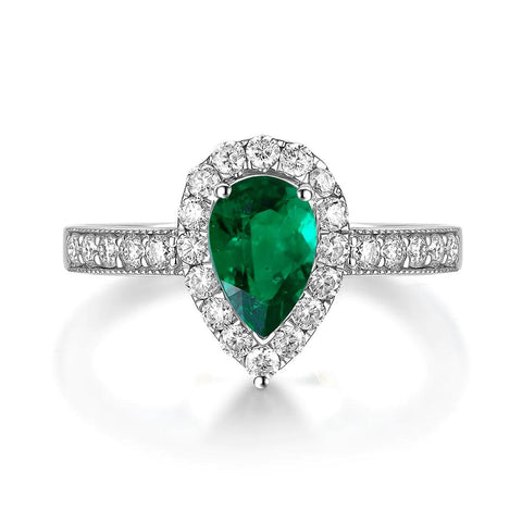 Vintage Emerald Promise Ring