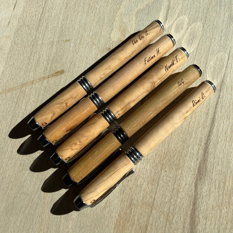 Wooden erasable pen