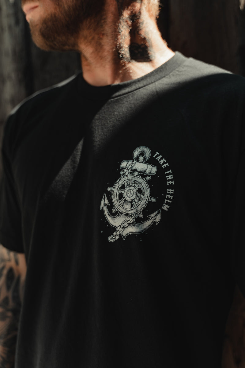 Take The Helm Black T-Shirt – Relentless Betrayal