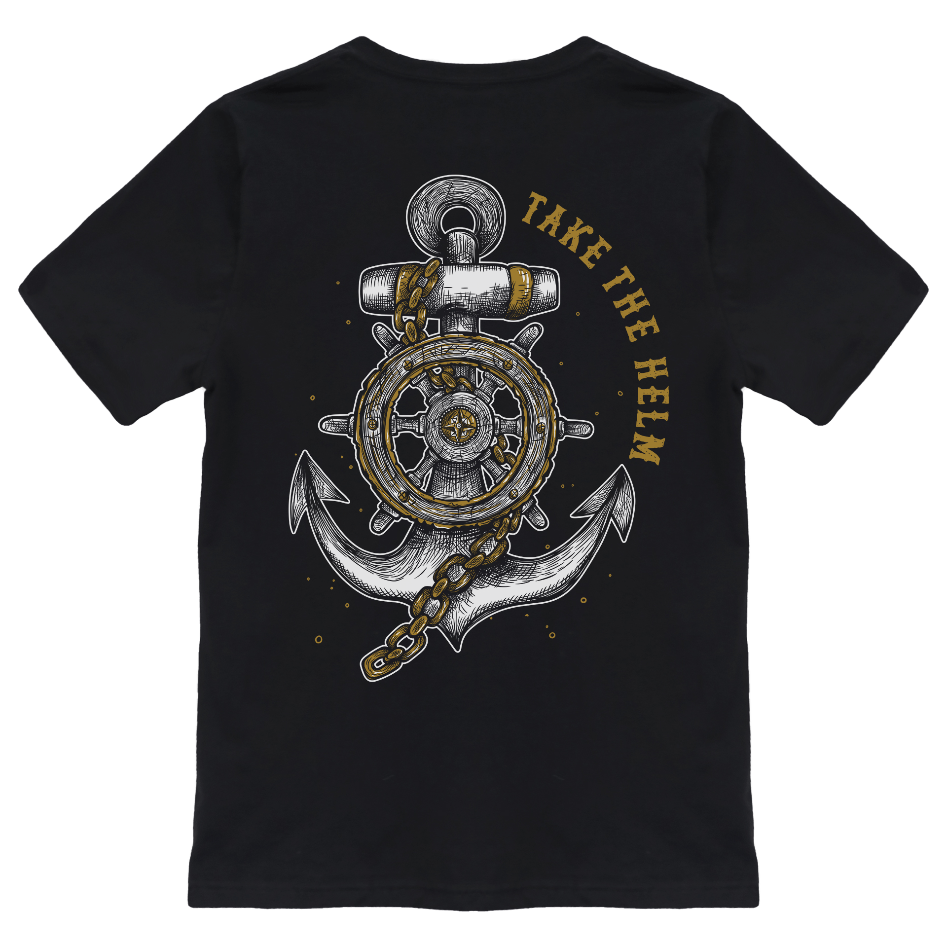 Take The Helm GOLD T-Shirt – Relentless Betrayal