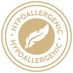 Hypoallergenic beauty product label