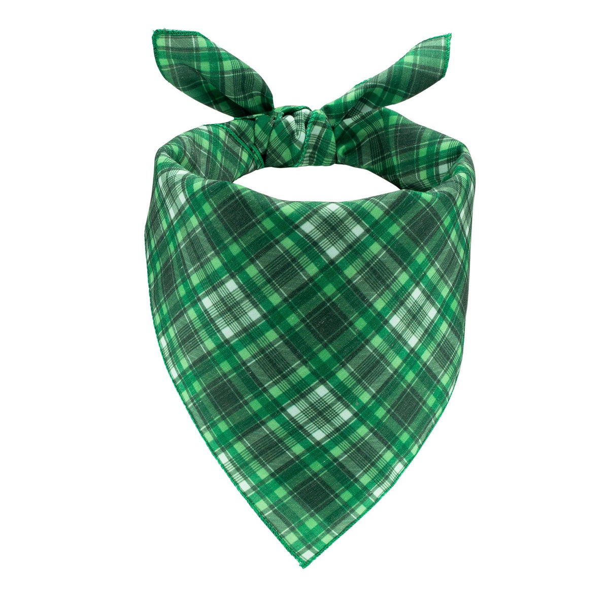 Download Green Plaid Dog Bandana | St. Patrick's Day Christmas Dog ...