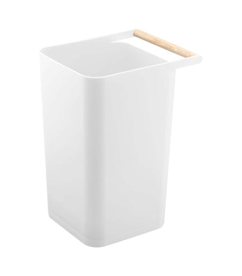 Yamazaki Home Tower Tall Trash Can - Black